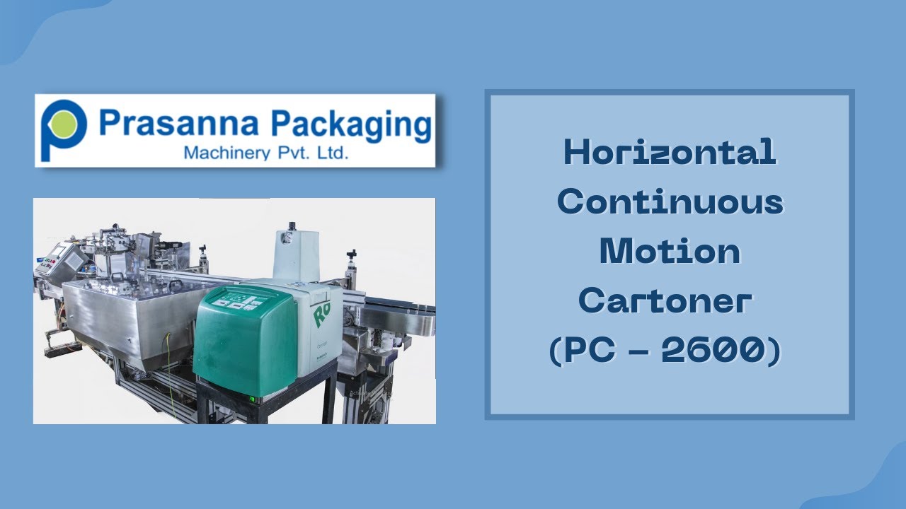Horizontal Continuous Motion Cartoner PC 2600 - YouTube