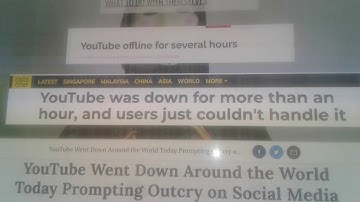 Youtube is down-doomsday date test success