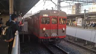 東武8000系8111F普通 柏 行春日部駅発車