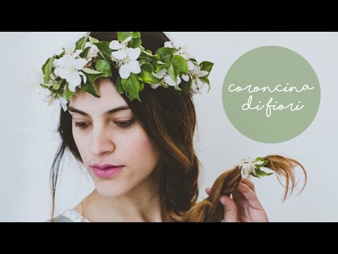 Come Fare Una Coroncina Di Fiori Tutorial Semplice Fai Da Te How To Make A Flower Crown Youtube