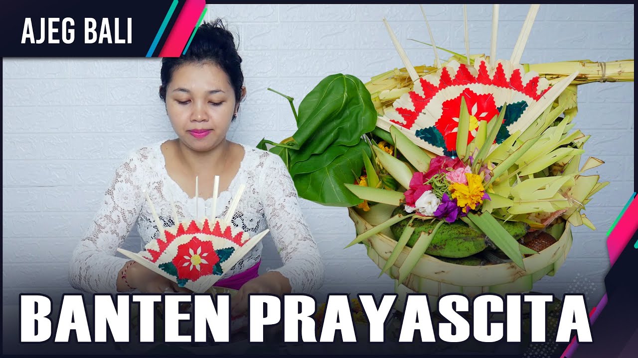Cara Membuat Banten Prayascita II Belajar Mejejaitan