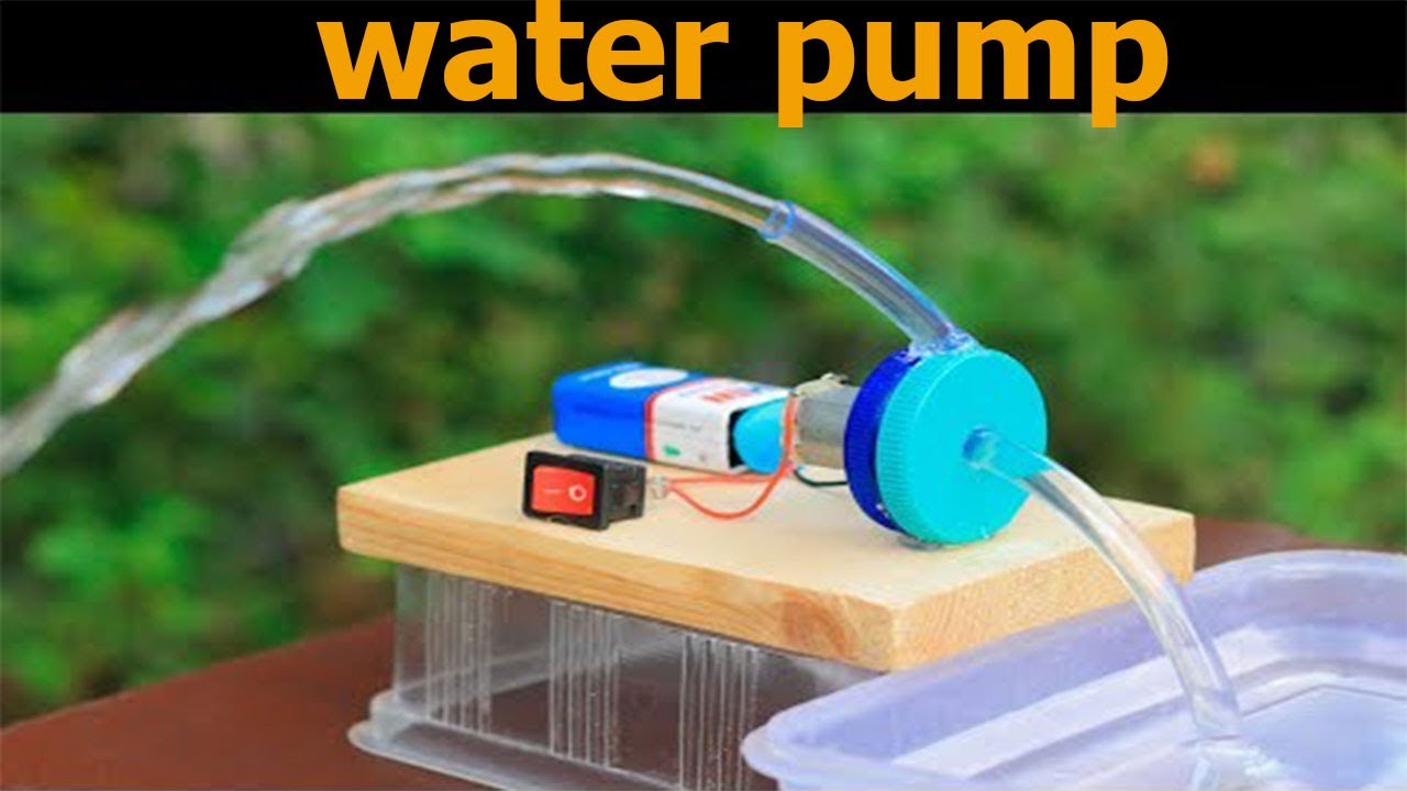 How to Make a Water Pump from Motor at Home asHACbd YouTube