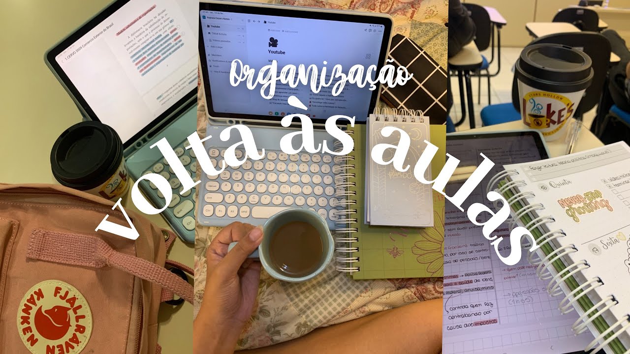 Como se preparar para o volta às aulas + dicas | Planner, Google drive, Notion