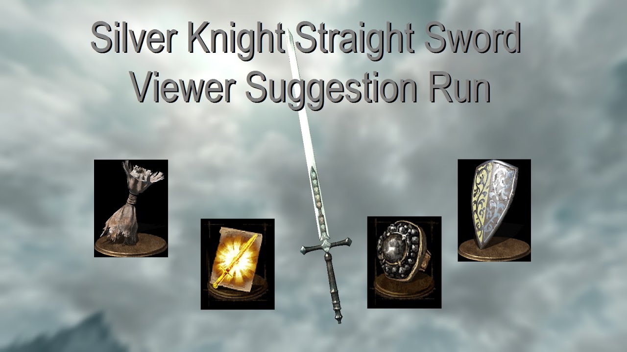 Dark Souls: Silver Knight Straight Sword Run (Pt.1) - YouTube.