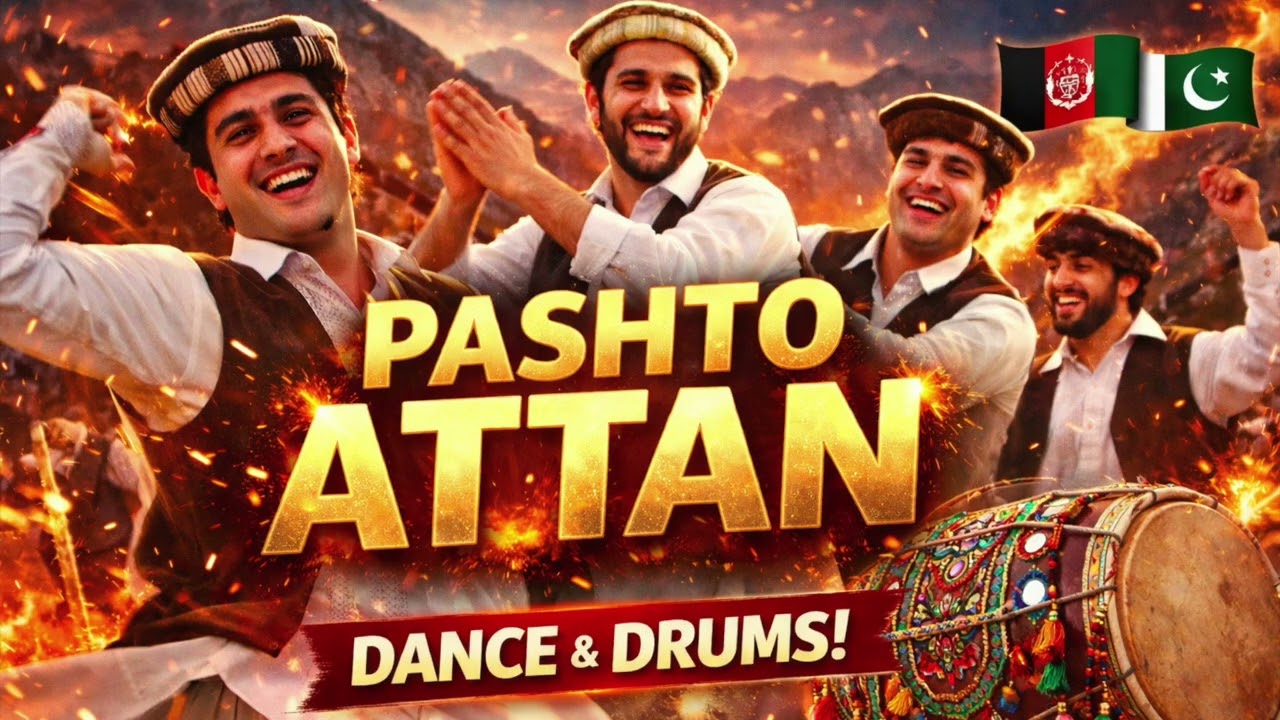 Attan Song | Traditional Pashto Rhythm | Afghan Folk Music