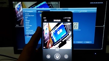 How to use cellphone to connect with dahua video recorder, P2P function