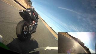 Ninja 250 vs. the big bikes at Laguna Seca