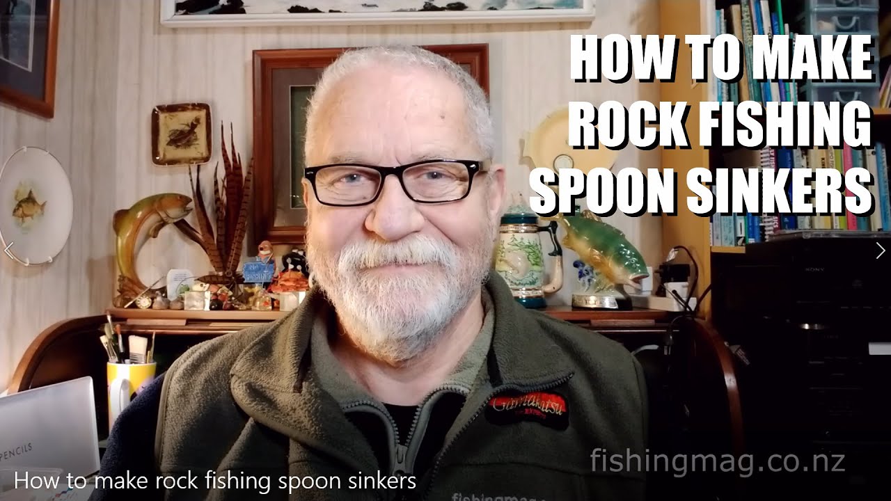 How to Make Rock Fishing Spoon Sinkers YouTube