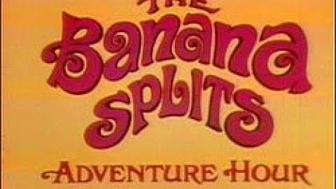 The Banana Splits Adventure Hour: A Re-edited Intro.