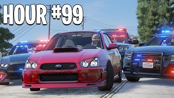 I Spent 100 Hours As A Getaway Driver in GTA 5 RP