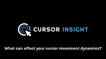 What can affect your cursor movement dynamics? (part 1) - Tamas Zelczer (Authenticate 2022)