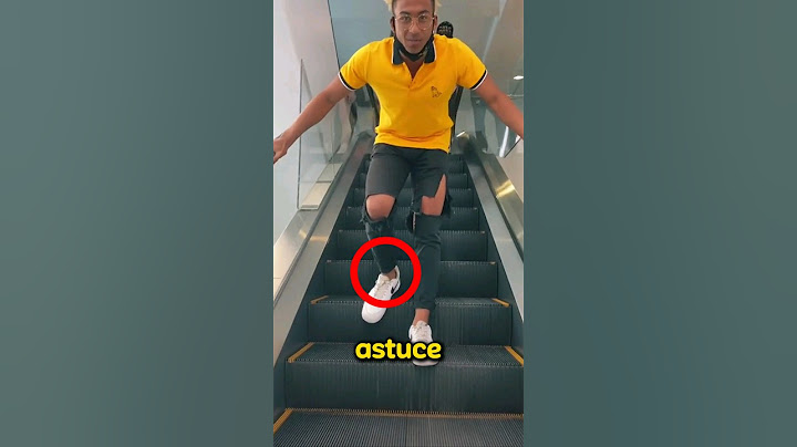 Comment arrêter n'importe quel escalier roulant !😲 #shorts
