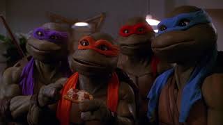 Teenage Mutant Ninja Turtles II (1991) - Ninja Pizza Scene (HD)