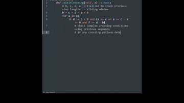 Leetcode 335. Self Crossing in Python | Python Leetcode | Python Coding Tutorial | Python Code ASMR