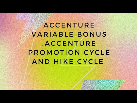 Accenture varibable bonous ,hike and promotion cycle things you should know.#Bongdost #Accenture