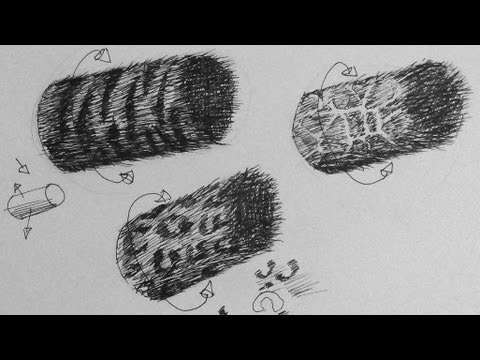 Pen Ink Drawing Tutorial How To Create Animal Fur Patterns Youtube