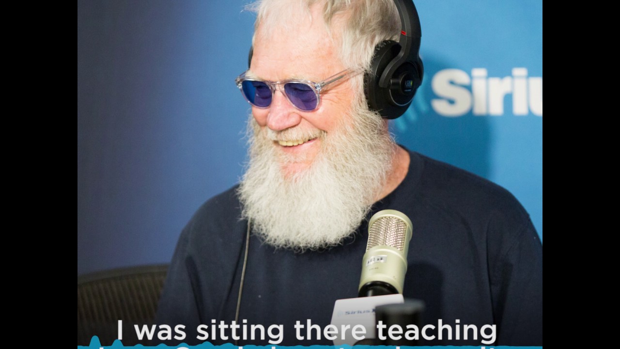 david letterman young David Letterman shows Jerry Garcia how to play guitar