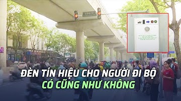 Đèn tín hiệu cho người đi bộ, có cũng như không | VTV24