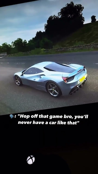 When you buy a real life Ferrari from Forza