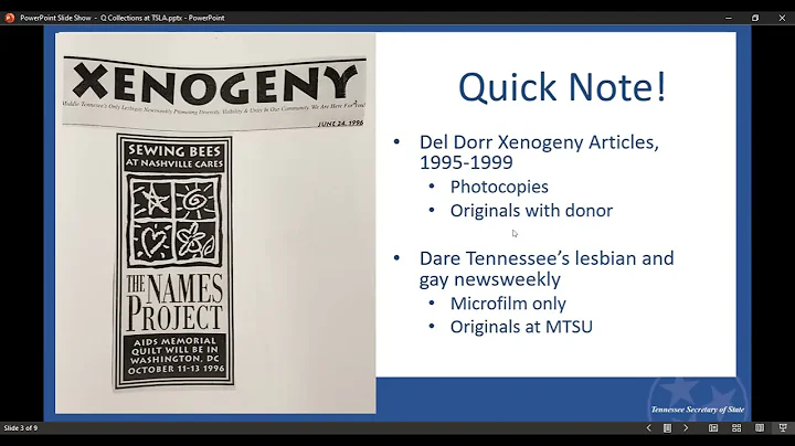2021 Archives Month - Tennessee's LGBTQ Archives P...