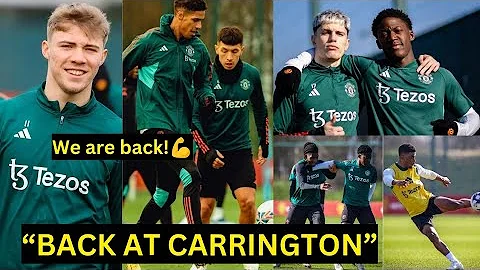 Hojlund,Maguire,Martinez,Shaw,Mount,Mainoo | Man United training & injury updates ahead of Brentford - DayDayNews