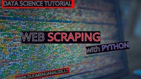Tutorial. Scraping data from web with Python BeautifulSoup and requests libraries