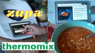 ZUPA POMIDOROWA Z RYŻEM I KURCZAKIEM  / THERMOMIX TM6 / SZYBKI I PYSZNY PRZEPIS / COOKIDOO