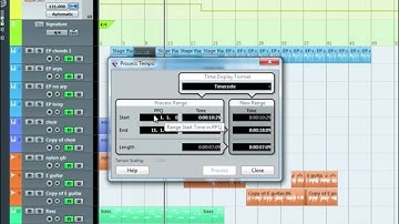 Signature / Tempo Track & Time Warp Tool  -  Cubase 6 Advanced
