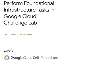 [GSP315] Perform Foundational Infrastructure Tasks in Google Cloud: Challenge Lab