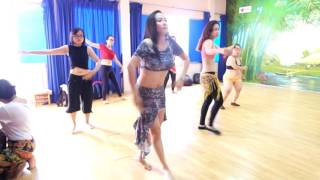 Lớp múa bụng Bellydance nâng cao quận1-HCM- Ms Hoà- Asala Walahi Ma Thadi