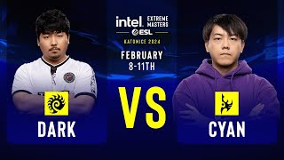 Dark vs. Cyan - IEM SC2 Katowice 2024 - Group Stage