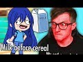 Milk before Cereal?! *ANGER* | Funny Gacha life Reaction