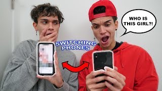 Switching Phones With My Twin Brother For 24 Hours (bad idea)