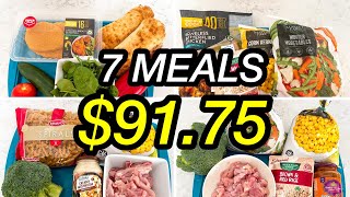7 DINNERS FOR $100 CHALLENGE | ALDI BUDGET FAMILY MEALS AUSTRALIA