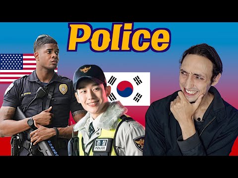 🇰🇷 <strong>한국</strong> 경찰 <strong>VS</strong> 🇺🇸 <strong>미국</strong> 경찰 👮 : 한국에서 8년째 거주하고 있는 미국인의 생각 ( 한글 자막 있음 )