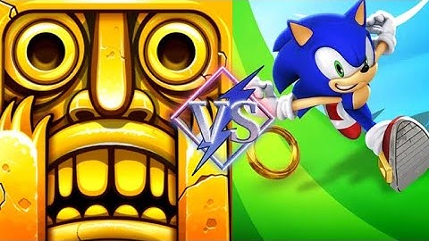 Sonic Dash⚡ Vs⚡Temple Run 2 #gameplay #mobilegame