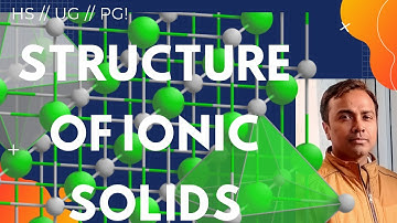 [9] Structure of Ionic solid| how to draw sodium chloride crystal structure | NaCl structure 3D