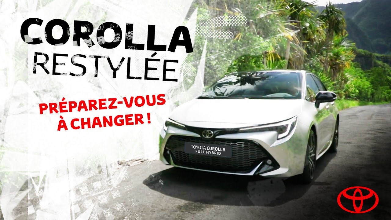 TOYOTA Corolla restylée Toyota Réunion YouTube