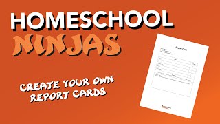 Homeschool Report Card