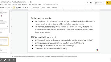 S4 Differentiating for a Variety of Learners   Google Slides