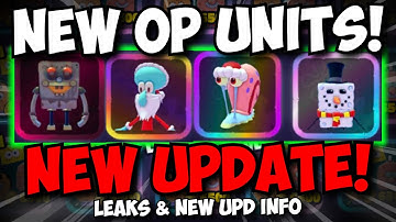 New PRISMATIC! 4 New Units Leaked in Spongebob Tower Defense (CHRISTMAS UPDATE!)