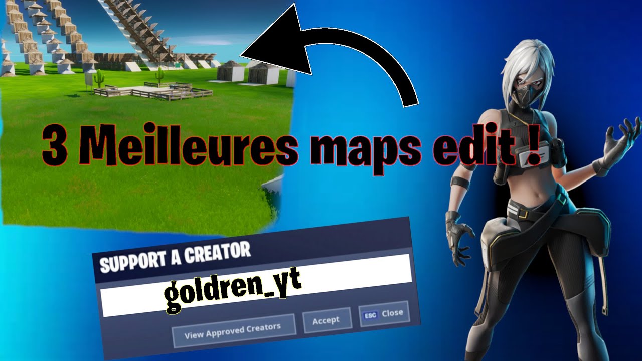 LES 3 MEILLEURES MAPS EDIT POUR S'ENTRAINER SUR FORTNITE !!! | Fortnite ...