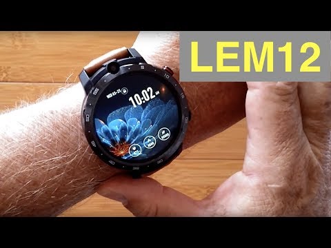 LEMFO LEM12 4G 3GB/32GB Android 7.1.1 Dual Cam Smartwatch 900mAh Power Bank: Unboxing & 1st Look