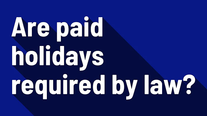 Are paid holidays required by law?