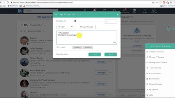 LinkedIn Automation Tool | Fiyole | Tutorial | Message Recent Contacts