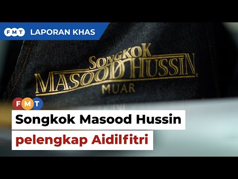 Dari kedai atuk ke Istana: Songkok Masood Hussin, pelengkap Aidilfitri