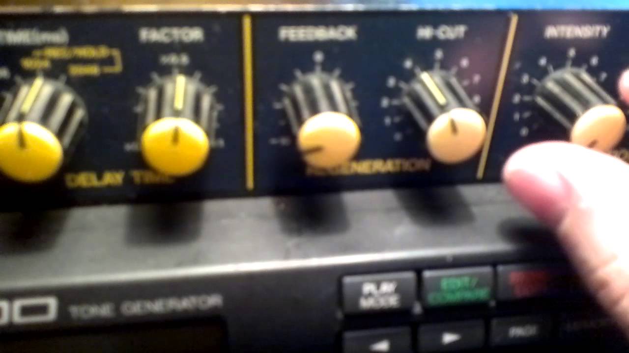 ◆大感謝祭!! KORG SDD-1000 デジタルディレイ G1E22257 Korg SDD-1000 Digital Delay - YouTube