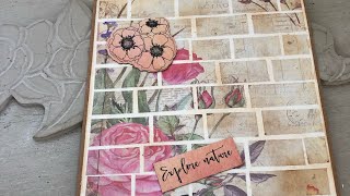 Mur de briques - Papier scrapbooking à télécharger et imprimer