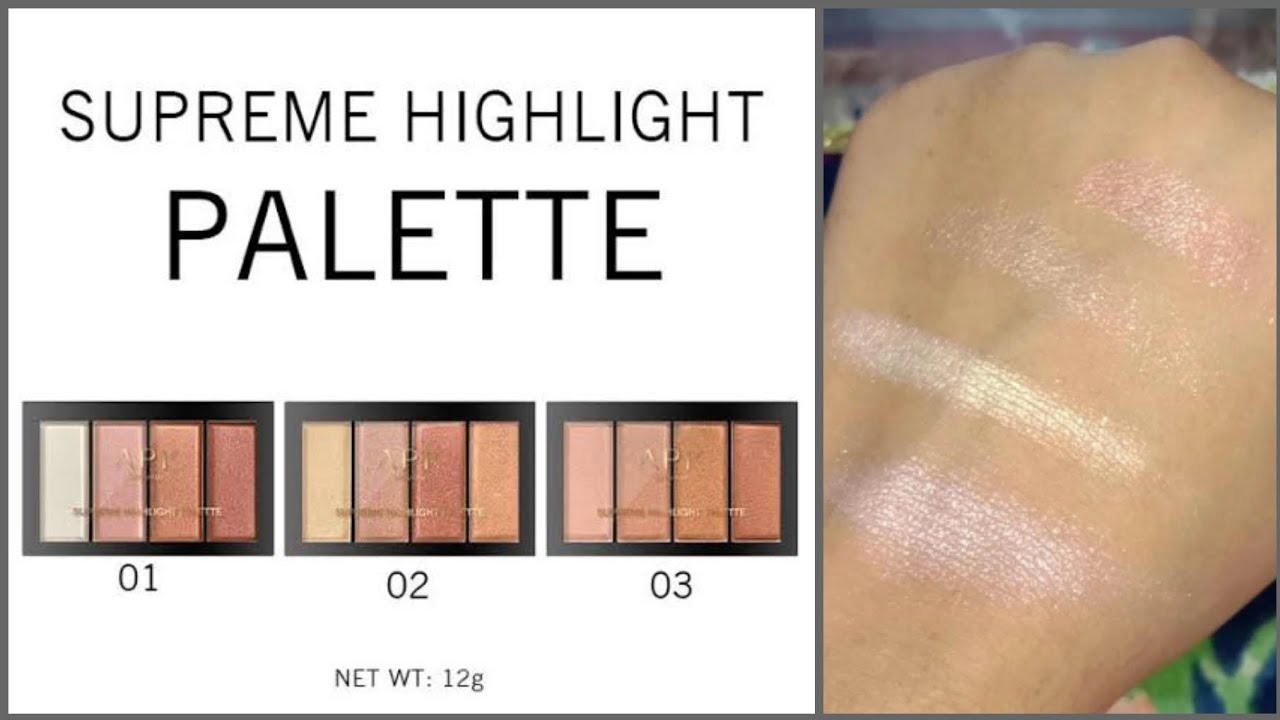 APK highlighter palette Honest review YouTube