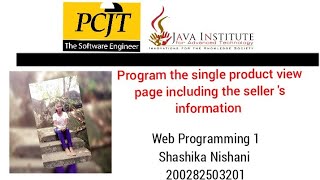 Web project Task 23 | 1st Year | Semester 01 | Java Institute
